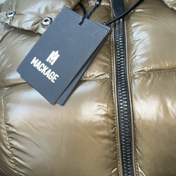 Mackage Jackets & Blazers - New with Tags MACKAGE Madalyn Duck Down Army Jacket Coat XS Retail $890